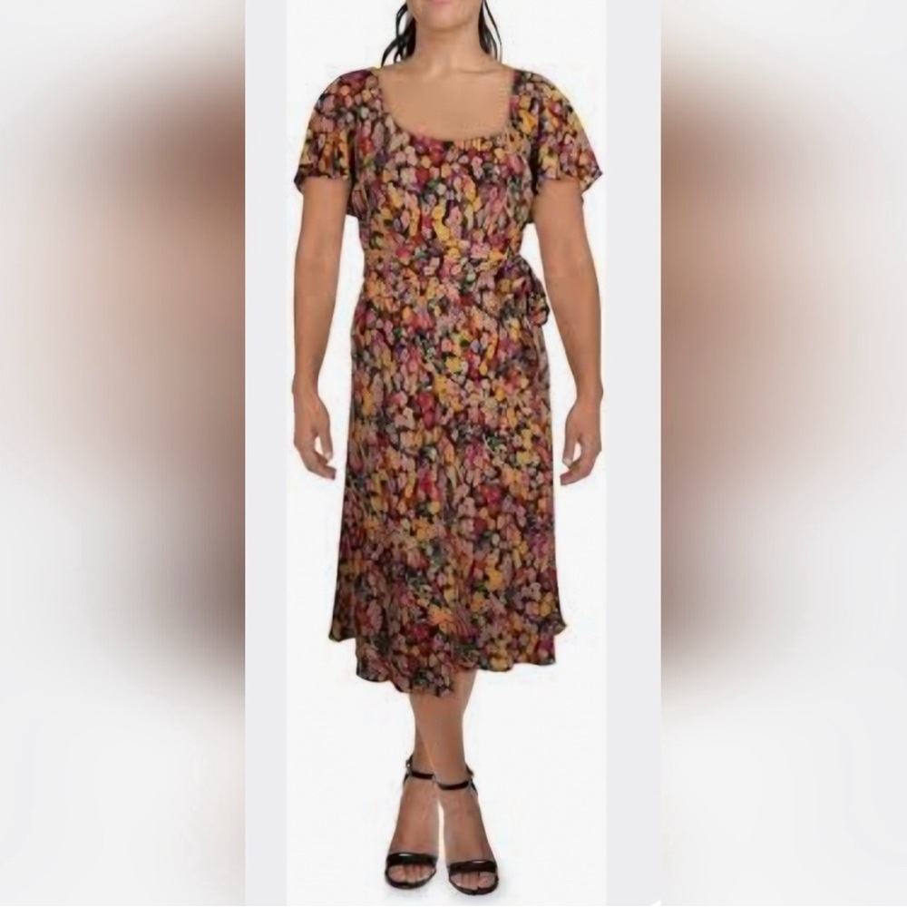LAUREN Ralph Lauren Floral Midi Dress